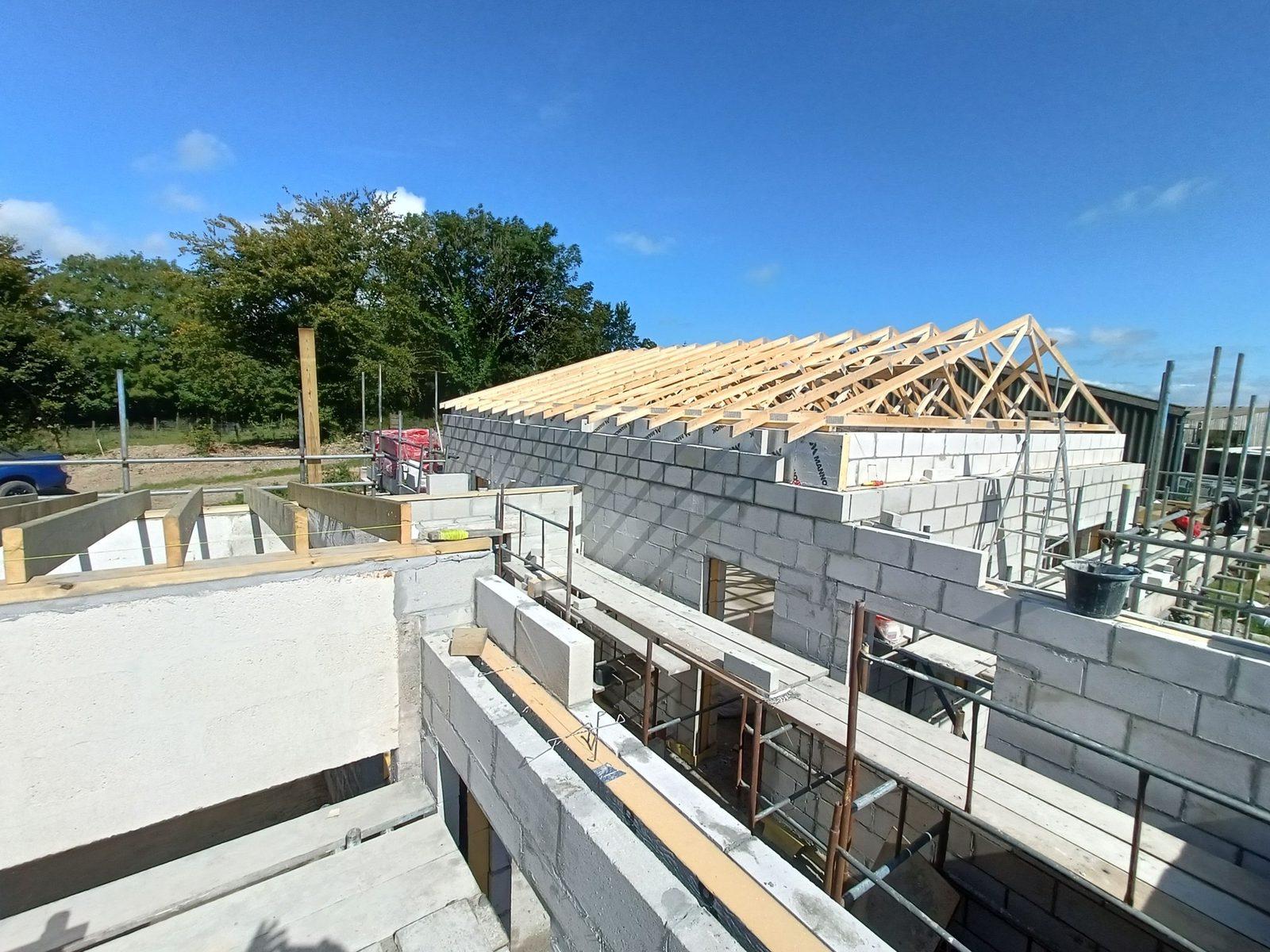 New build property under construction